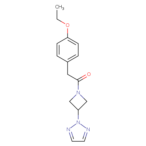 2-(4-ethoxyphenyl)-1-[3-(2H-1,2,3-triazol-2-yl)azetidin-1-yl]ethan-1-one