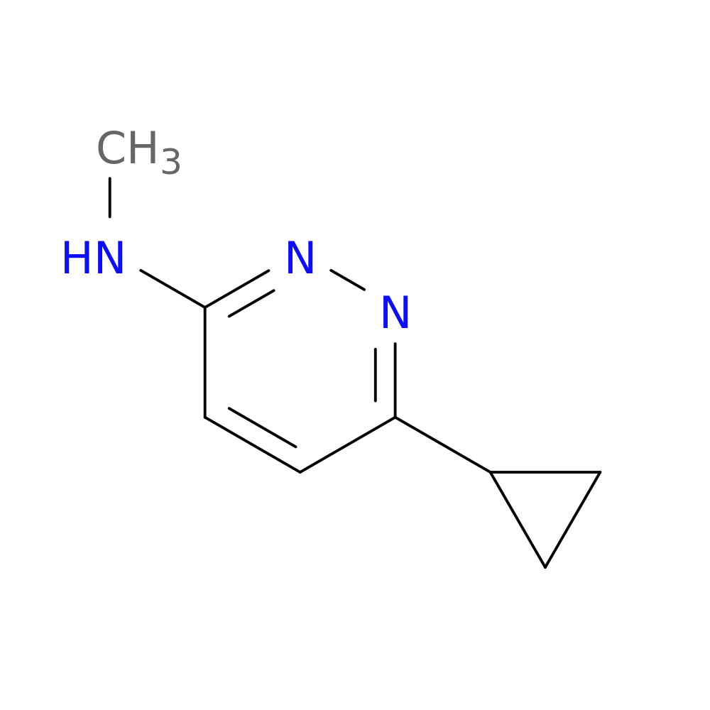 6-cyclopropyl-N-methylpyridazin-3-amine