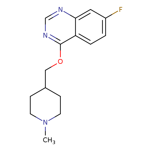 7-fluoro-4-[(1-methylpiperidin-4-yl)methoxy]quinazoline