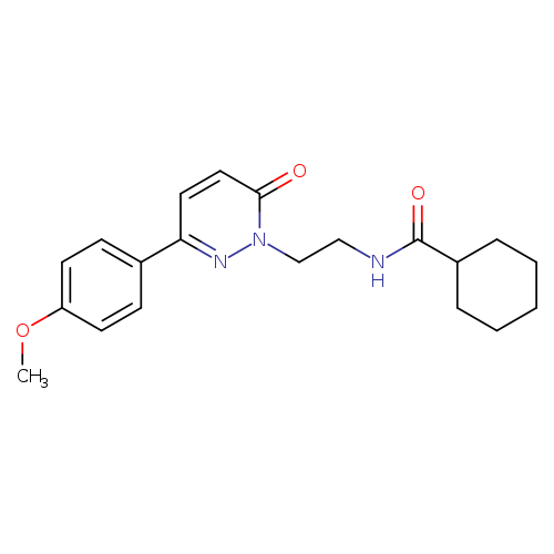 N-{2-[3-(4-methoxyphenyl)-6-oxo-1,6-dihydropyridazin-1-yl]ethyl}cyclohexanecarboxamide