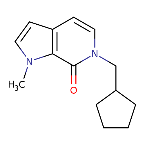 6-(cyclopentylmethyl)-1-methyl-1H,6H,7H-pyrrolo[2,3-c]pyridin-7-one