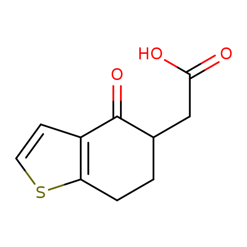 2-(4-oxo-4,5,6,7-tetrahydro-1-benzothiophen-5-yl)acetic acid