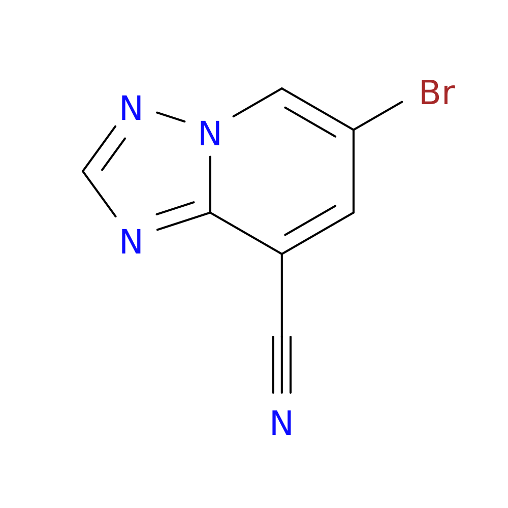 6-Bromo[1,2,4]triazolo[1,5-a]pyridine-8-carbonitrile