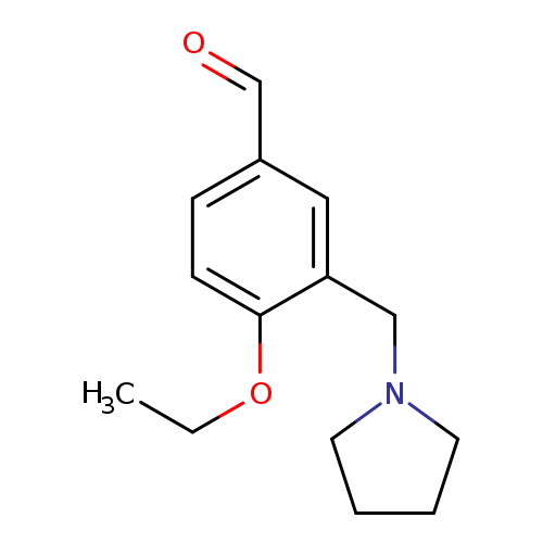 4-Ethoxy-3-(pyrrolidin-1-ylmethyl)benzaldehyde