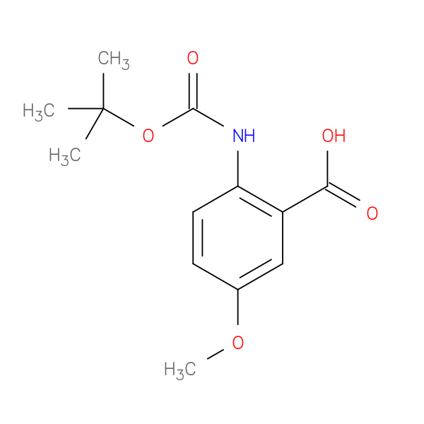 2-((tert-Butoxycarbonyl)amino)-5-methoxybenzoic acid