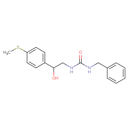 1-benzyl-3-{2-hydroxy-2-[4-(methylsulfanyl)phenyl]ethyl}urea