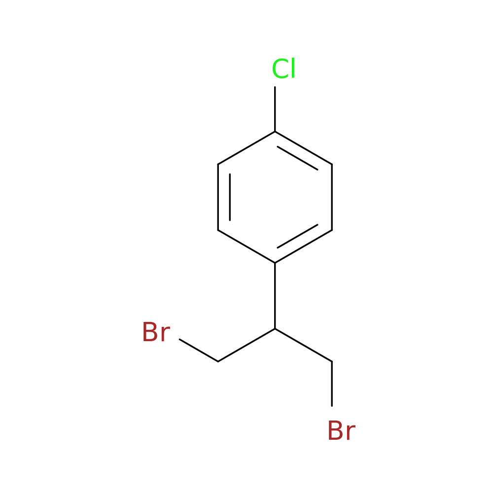 1-chloro-4-(1,3-dibromopropan-2-yl)benzene