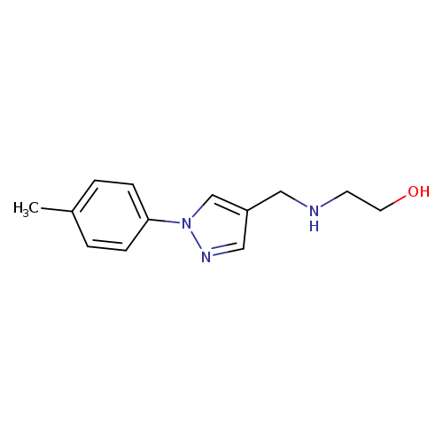 2-(([1-(4-Methylphenyl)-1h-pyrazol-4-yl]methyl)amino)ethanol