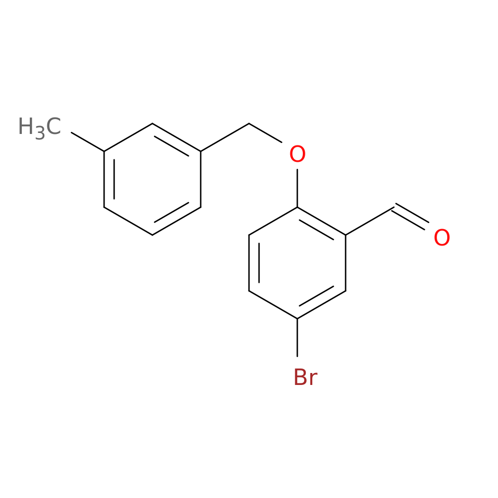 5-Bromo-2-[(3-methylbenzyl)oxy]benzaldehyde