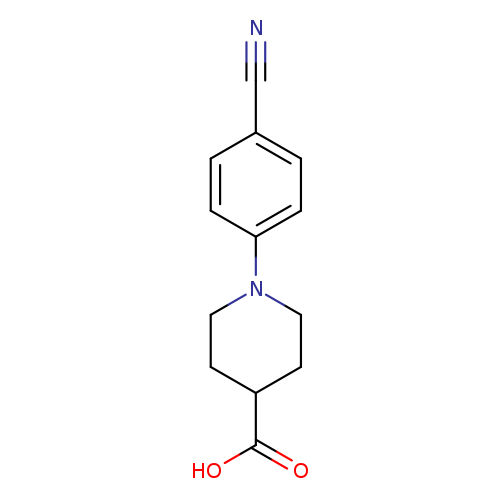 4-Piperidinecarboxylic acid, 1-(4-cyanophenyl)-