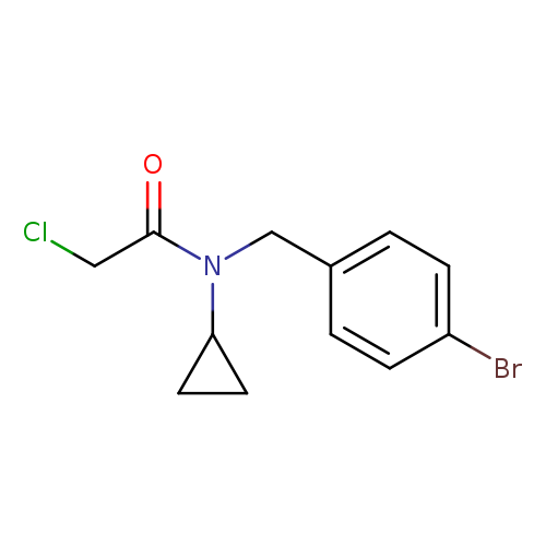 N-(4-Bromobenzyl)-2-chloro-N-cyclopropylacetamide