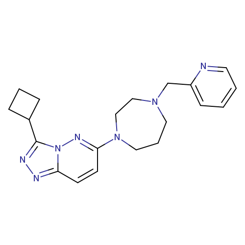 1-{3-cyclobutyl-[1,2,4]triazolo[4,3-b]pyridazin-6-yl}-4-[(pyridin-2-yl)methyl]-1,4-diazepane