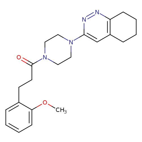 3-(2-methoxyphenyl)-1-[4-(5,6,7,8-tetrahydrocinnolin-3-yl)piperazin-1-yl]propan-1-one