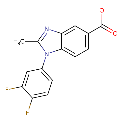 1-(3,4-difluorophenyl)-2-methyl-1H-benzimidazole-5-carboxylic acid