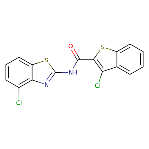 3-chloro-N-(4-chloro-1,3-benzothiazol-2-yl)-1-benzothiophene-2-carboxamide