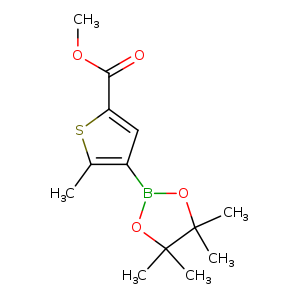 Methyl 5-methyl-4-(4,4,5,5-tetramethyl-1,3,2-dioxaborolan-2-yl)thiophene-2-carboxylate