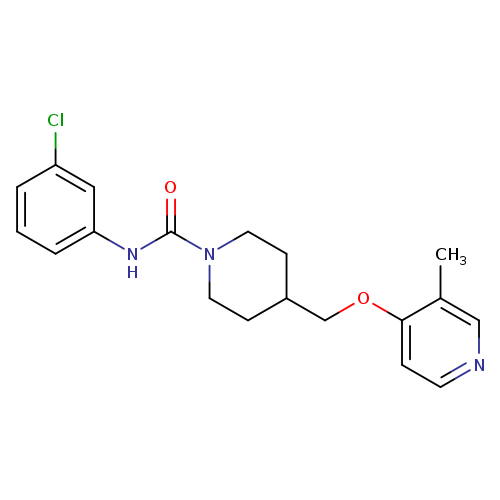 N-(3-chlorophenyl)-4-{[(3-methylpyridin-4-yl)oxy]methyl}piperidine-1-carboxamide