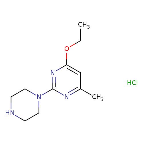 4-ethoxy-6-methyl-2-(piperazin-1-yl)pyrimidine hydrochloride