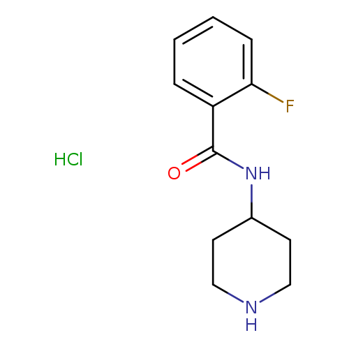 2-Fluoro-n-(piperidin-4-yl)benzamide hydrochloride