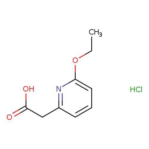 2-(6-ethoxypyridin-2-yl)acetic acid hydrochloride