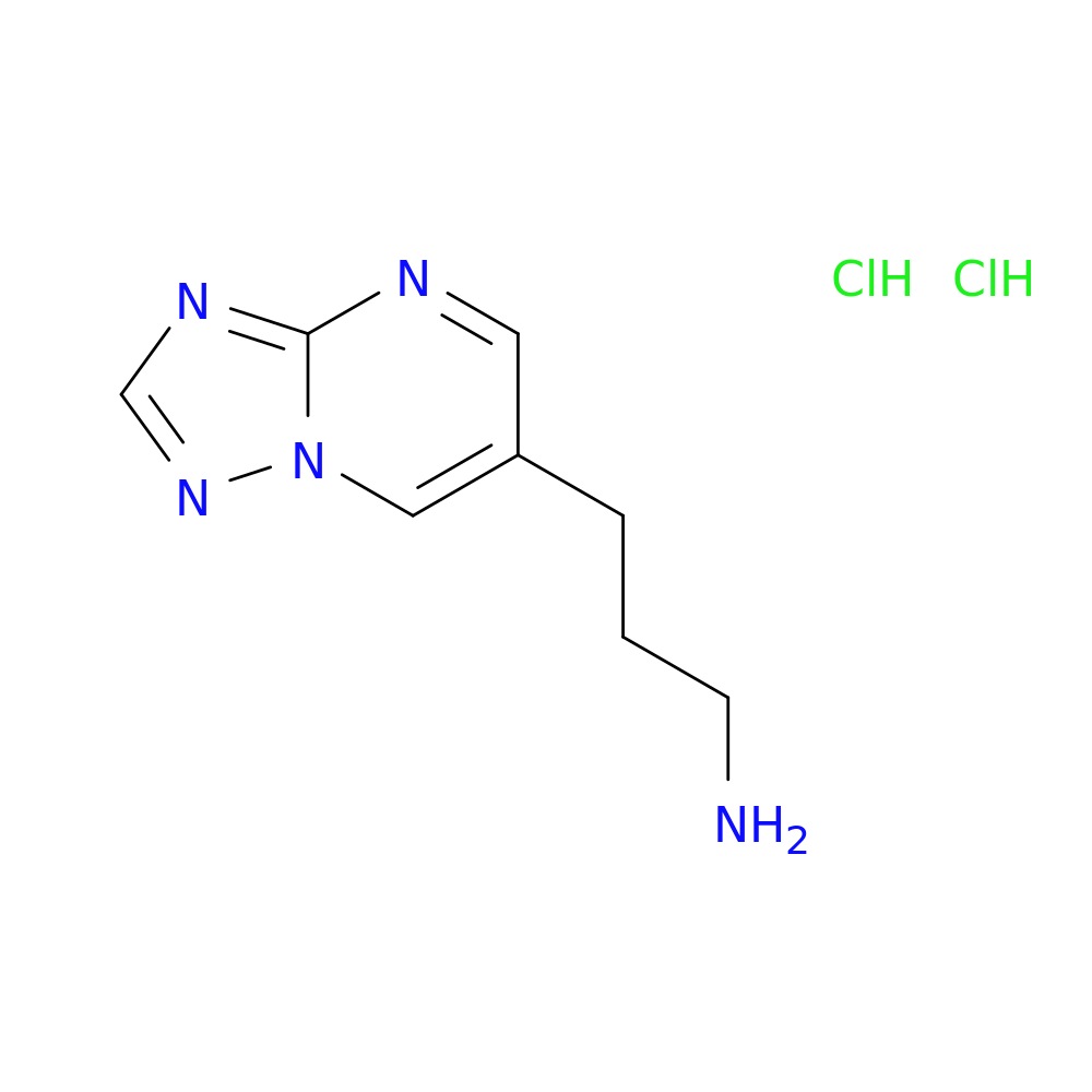 3-{[1,2,4]triazolo[1,5-a]pyrimidin-6-yl}propan-1-amine dihydrochloride