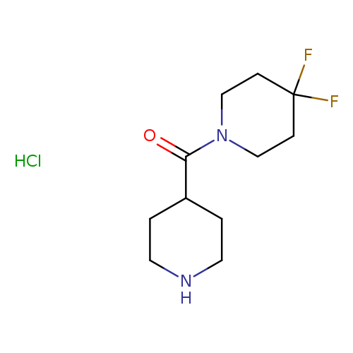 4,4-difluoro-1-(piperidine-4-carbonyl)piperidine hydrochloride