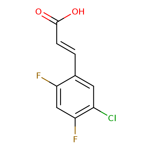 3-(5-chloro-2,4-difluorophenyl)prop-2-enoic acid