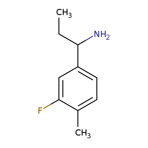 1-(3-FLUORO-4-METHYLPHENYL)PROPAN-1-AMINE