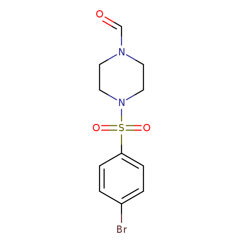 4-(4-bromobenzenesulfonyl)piperazine-1-carbaldehyde