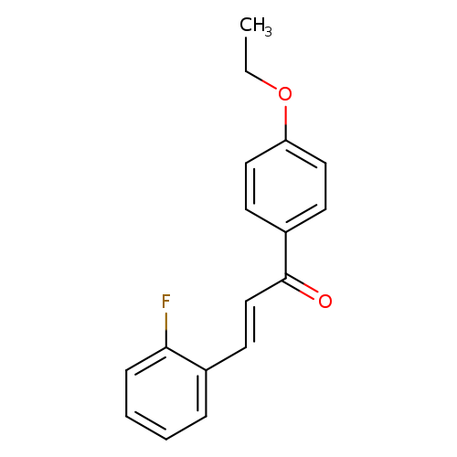 (2E)-1-(4-ethoxyphenyl)-3-(2-fluorophenyl)prop-2-en-1-one