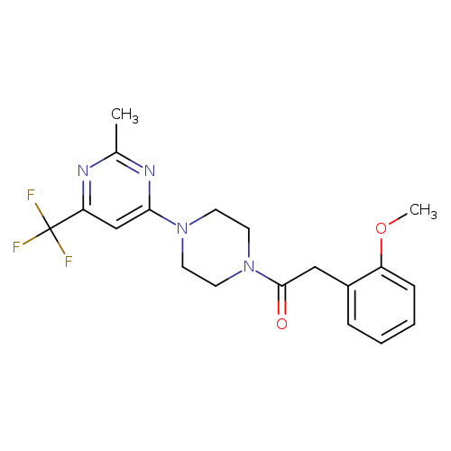 2-(2-methoxyphenyl)-1-{4-[2-methyl-6-(trifluoromethyl)pyrimidin-4-yl]piperazin-1-yl}ethan-1-one