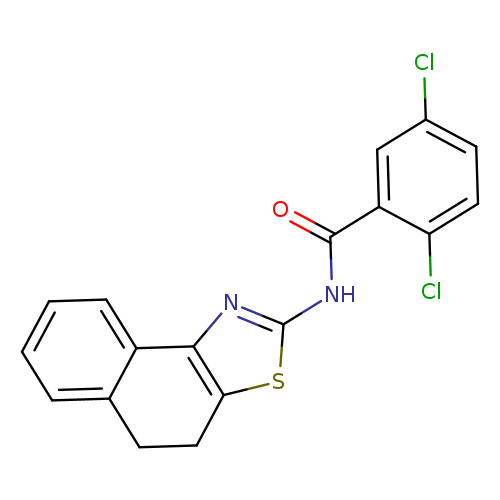 2,5-dichloro-N-{4H,5H-naphtho[1,2-d][1,3]thiazol-2-yl}benzamide