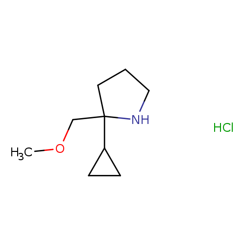 2-cyclopropyl-2-(methoxymethyl)pyrrolidine hydrochloride
