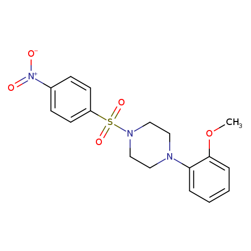 1-(2-methoxyphenyl)-4-(4-nitrobenzenesulfonyl)piperazine