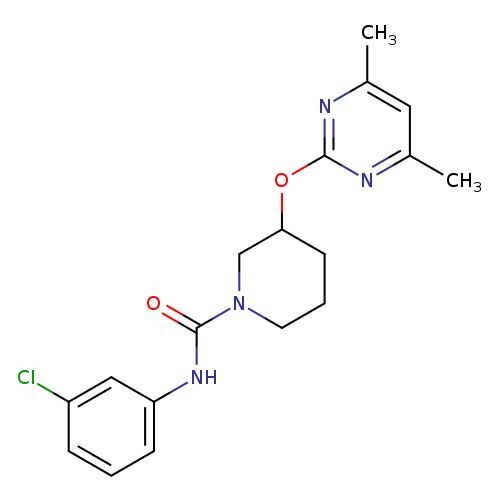 N-(3-chlorophenyl)-3-[(4,6-dimethylpyrimidin-2-yl)oxy]piperidine-1-carboxamide