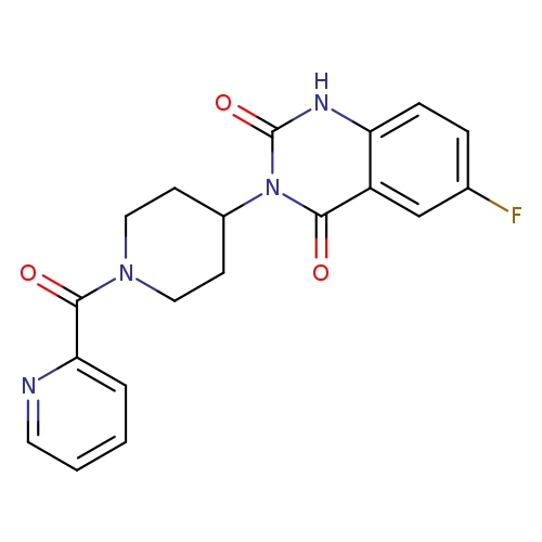 6-fluoro-3-[1-(pyridine-2-carbonyl)piperidin-4-yl]-1,2,3,4-tetrahydroquinazoline-2,4-dione