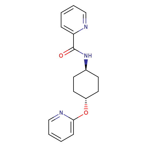 N-[(1r,4r)-4-(pyridin-2-yloxy)cyclohexyl]pyridine-2-carboxamide