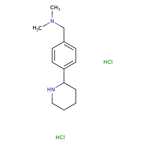 N,N-Dimethyl-1-(4-(piperidin-2-yl)phenyl)methanamine dihydrochloride