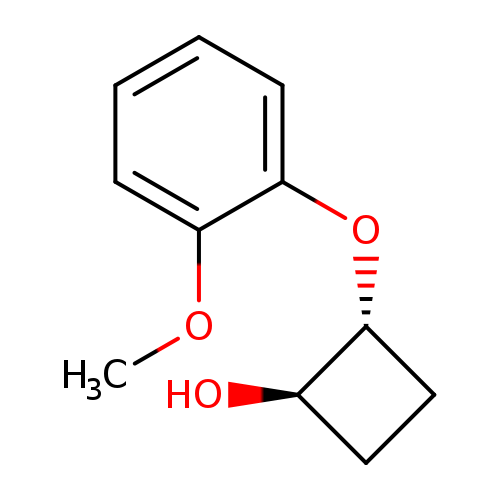 trans-2-(2-methoxyphenoxy)cyclobutan-1-ol