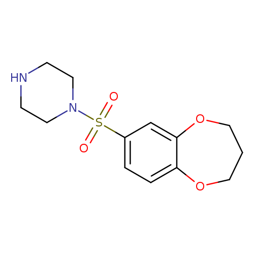 1-(3,4-dihydro-2H-1,5-benzodioxepine-7-sulfonyl)piperazine