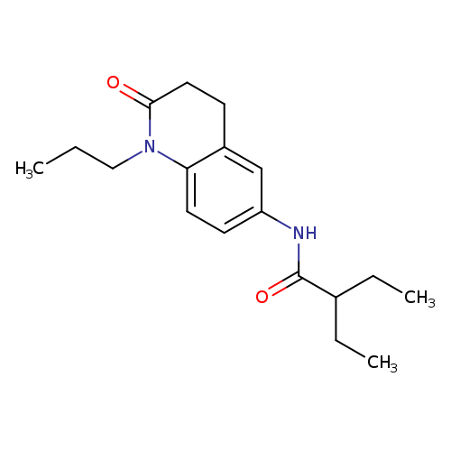 2-ethyl-N-(2-oxo-1-propyl-1,2,3,4-tetrahydroquinolin-6-yl)butanamide