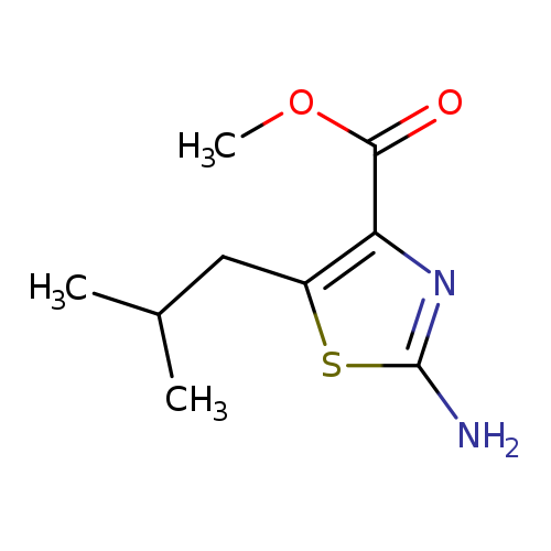 Methyl 2-amino-5-5-isobutylthiazole-4-carboxylate