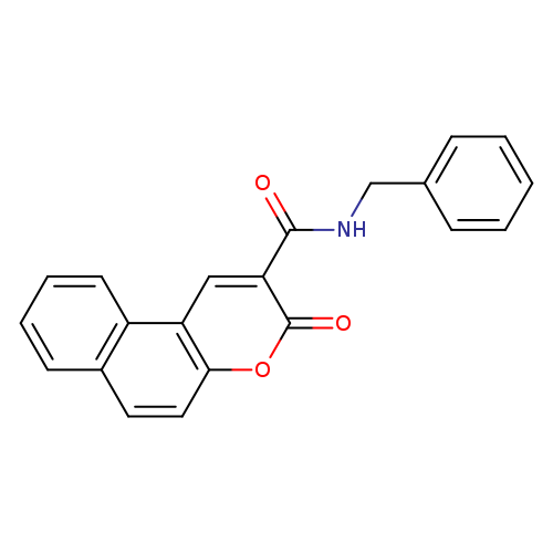 3H-Naphtho[2,1-b]pyran-2-carboxamide, 3-oxo-N-(phenylmethyl)-