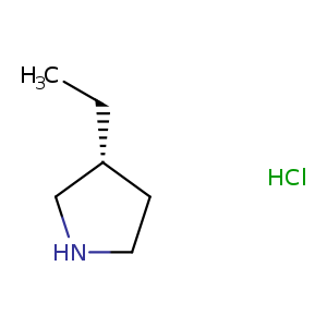 Pyrrolidine, 3-ethyl-, hydrochloride (1:1), (3R)-