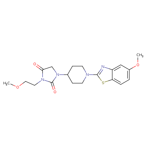 1-[1-(5-methoxy-1,3-benzothiazol-2-yl)piperidin-4-yl]-3-(2-methoxyethyl)imidazolidine-2,4-dione