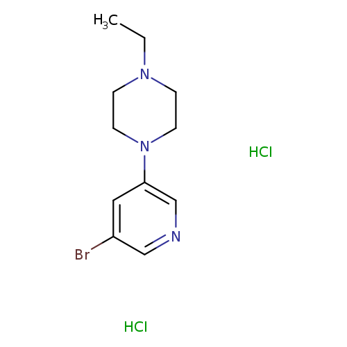 1-(5-bromopyridin-3-yl)-4-ethylpiperazine dihydrochloride