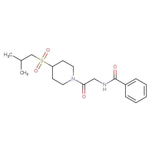 N-{2-[4-(2-methylpropanesulfonyl)piperidin-1-yl]-2-oxoethyl}benzamide