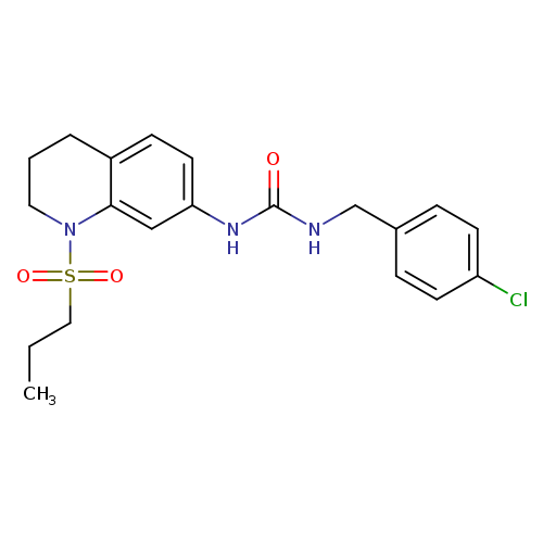 1-[(4-chlorophenyl)methyl]-3-[1-(propane-1-sulfonyl)-1,2,3,4-tetrahydroquinolin-7-yl]urea