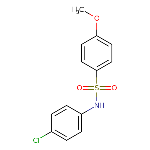 Benzenesulfonamide, N-(4-chlorophenyl)-4-methoxy-