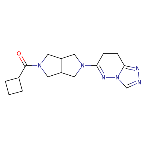 2-cyclobutanecarbonyl-5-{[1,2,4]triazolo[4,3-b]pyridazin-6-yl}-octahydropyrrolo[3,4-c]pyrrole